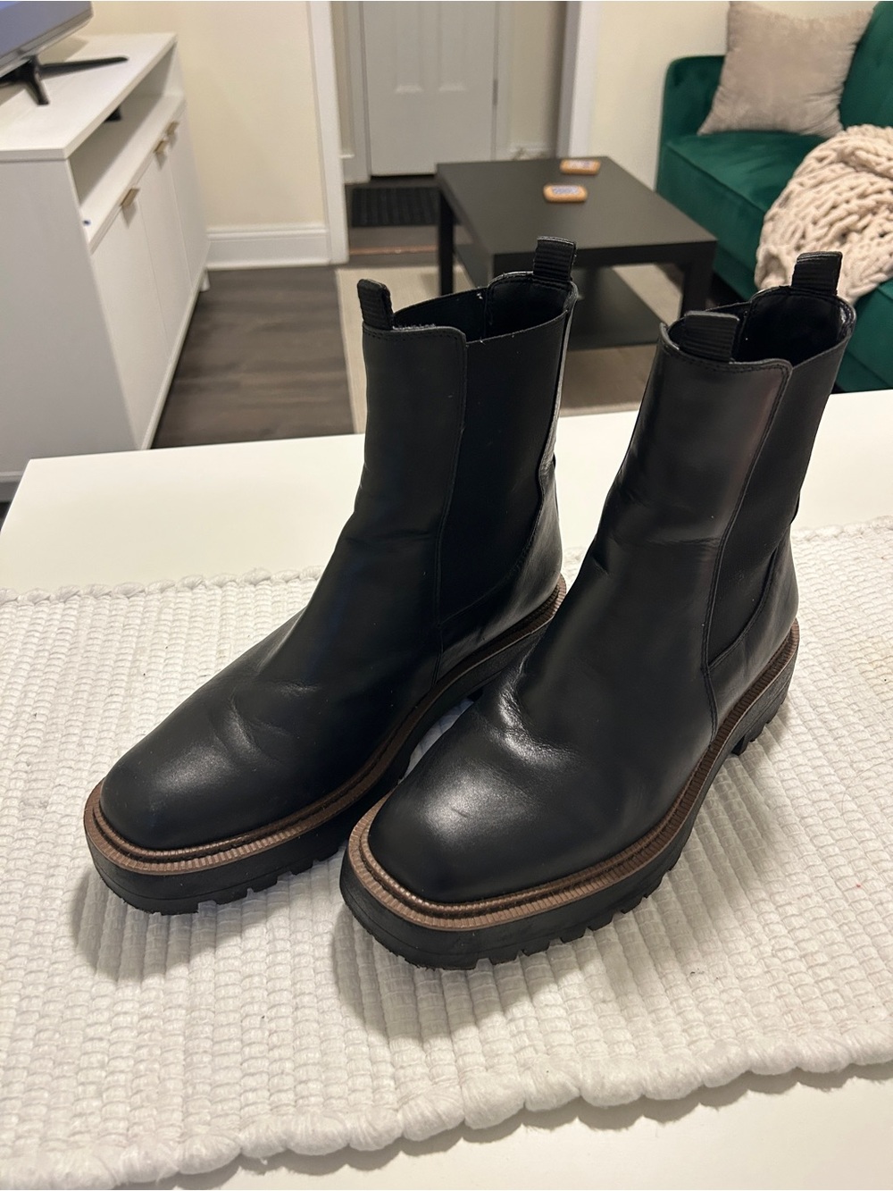 Sam Edelman Black Leather Laguna Chelsea Boot